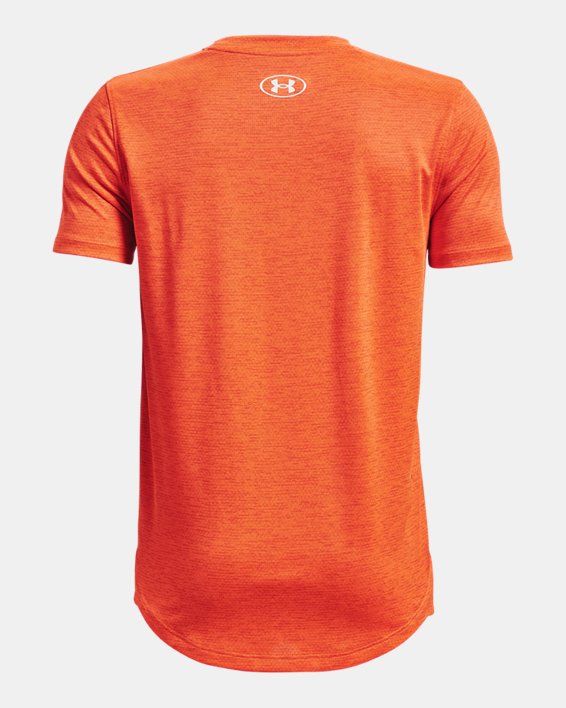 Boys' UA Vented Short Sleeve, Orange, pdpMainDesktop image number 1